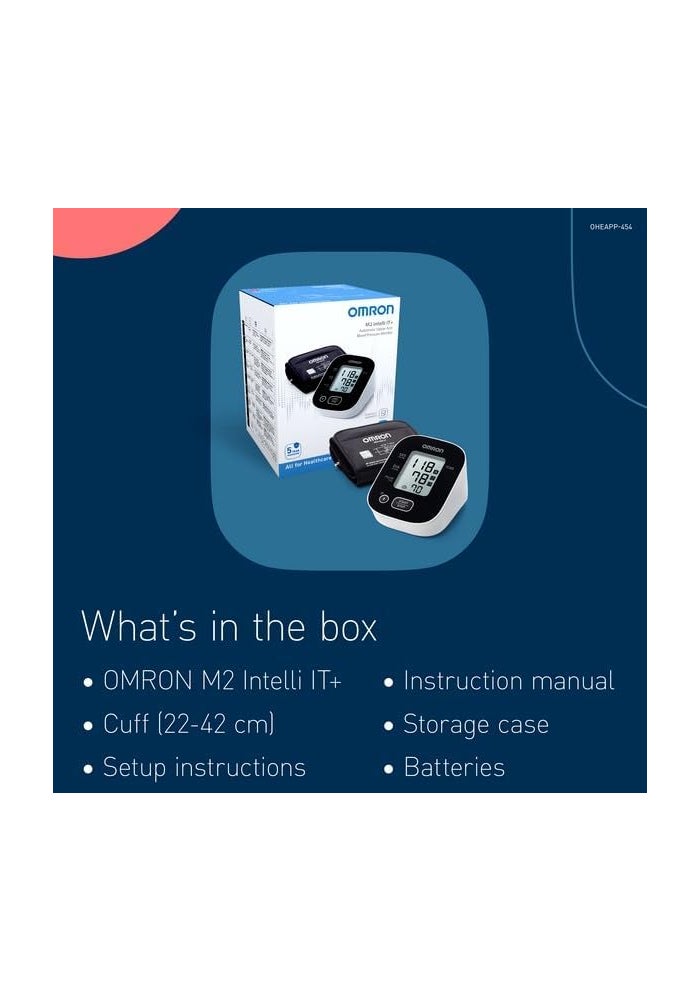 Omron M2 Intelli IT Automatic Upper Arm Blood Pressure Monitor - Image 4
