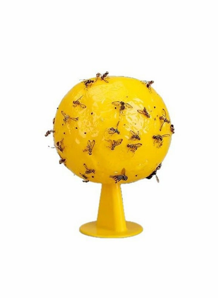 Generic 3 pieces of fruit fly traps, with fragrance-inducing sticks, suitable for indoor and outdoor use, environmentally friendly and efficient, can effectively attract and catch flies, mosquitoes, whiteflies, aphids and other harmful insects, and can provide a hygienic, healthy and comfortable environment.  - Image 1