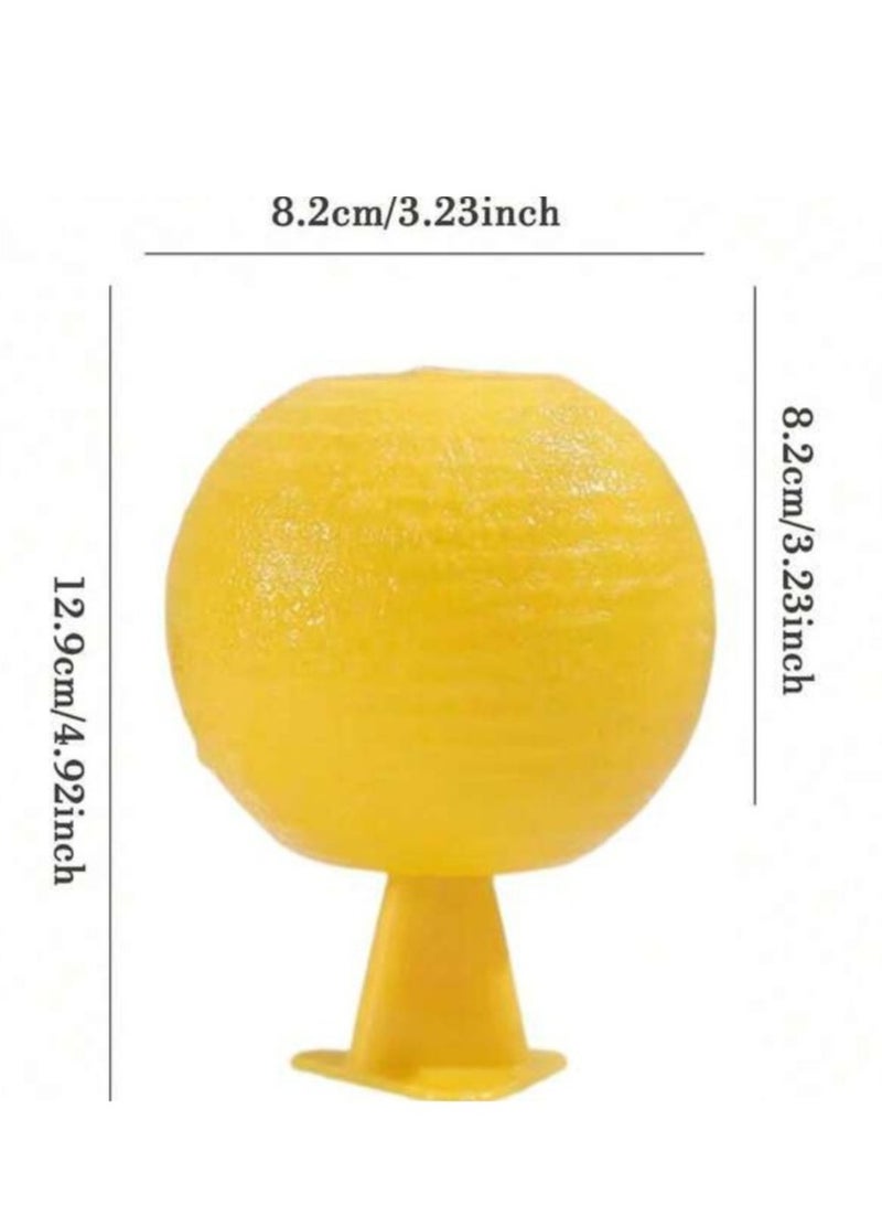 Generic 3 pieces of fruit fly traps, with fragrance-inducing sticks, suitable for indoor and outdoor use, environmentally friendly and efficient, can effectively attract and catch flies, mosquitoes, whiteflies, aphids and other harmful insects, and can provide a hygienic, healthy and comfortable environment.  - Image 2