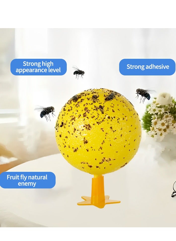 Generic 3 pieces of fruit fly traps, with fragrance-inducing sticks, suitable for indoor and outdoor use, environmentally friendly and efficient, can effectively attract and catch flies, mosquitoes, whiteflies, aphids and other harmful insects, and can provide a hygienic, healthy and comfortable environment.  - Image 4