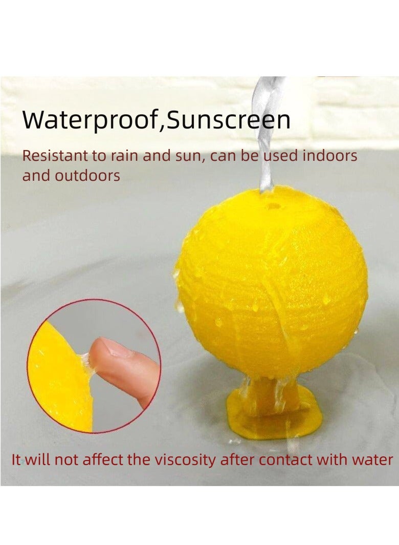 Generic 3 pieces of fruit fly traps, with fragrance-inducing sticks, suitable for indoor and outdoor use, environmentally friendly and efficient, can effectively attract and catch flies, mosquitoes, whiteflies, aphids and other harmful insects, and can provide a hygienic, healthy and comfortable environment.  - Image 5