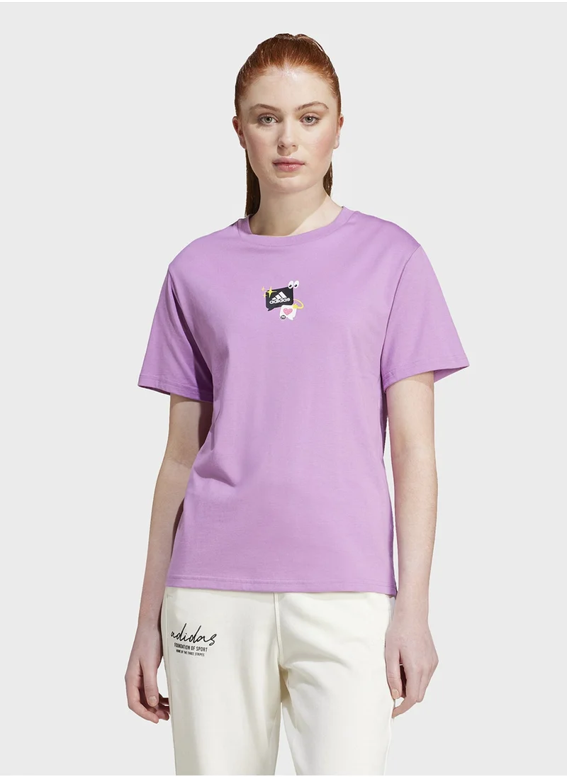 Adidas Remoji Graphic T-Shirt