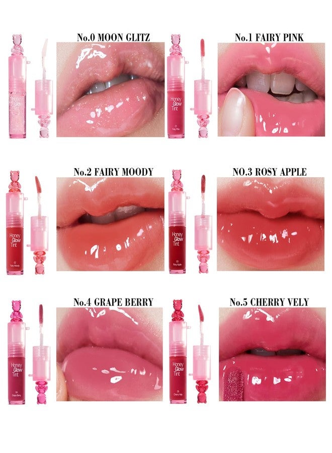 PASSIONCAT Honey Lip Gloss 5-in-1 Lip Gloss Treatment - Non-Sticky, Plumping Shine, Sheer Color - Hydrating Lip Balm, Gloss & Mask in One - with Hyaluronic Acid & Botanicals (05# CHERRY VELY) - Image 4