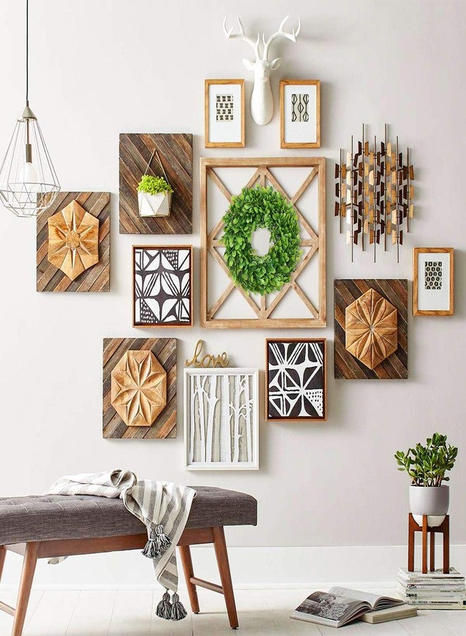 Lvydec 2 Pack Artificial Boxwood Wreath - 11" Mini Green Wreath for Wall, Window, Table Decoration - Image 5
