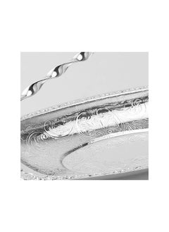 QUEEN ANNE Cookies Tray with Swing Handle - Silver Plated Metal - 24x13cm  - Image 2