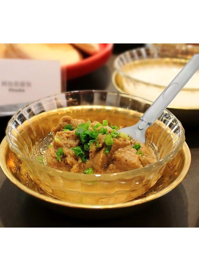 ملاعق طعام ملفوفة بشكل فردي ، 20 عبوة ، ملاعق محمولة يمكن التخلص منها ، مناسبة للعشاء في الهواء الطلق ، التجمعات العائلية ، حفلات أعياد الميلاد - Image 3