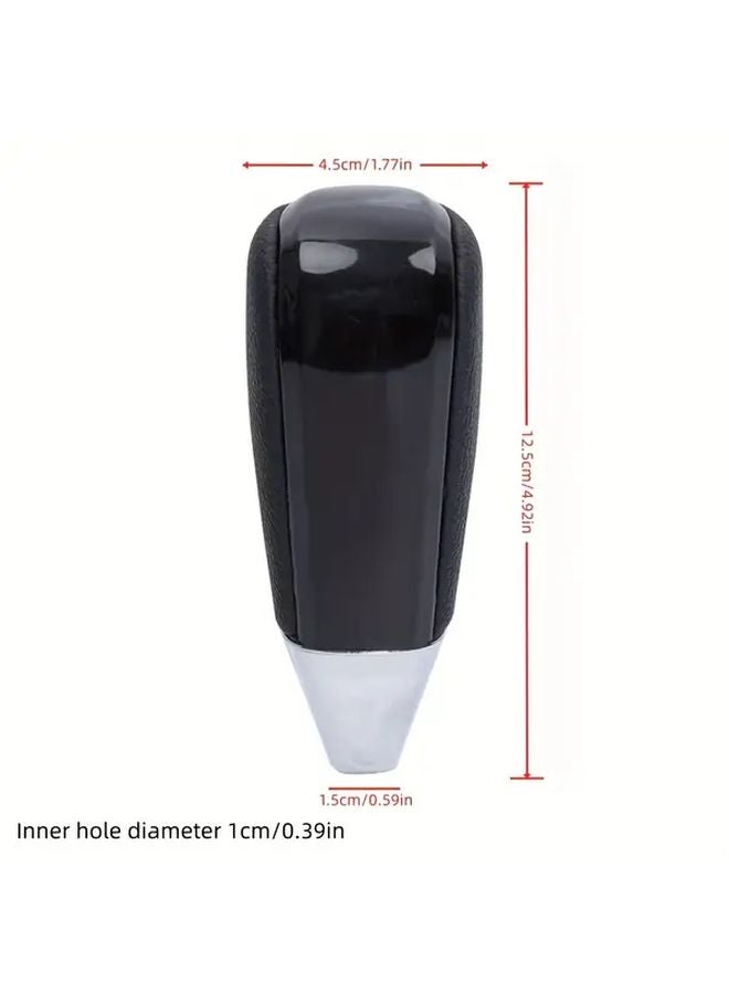Black PU Leather Gear Shift Knob For Toyota Land Cruiser 200 2008 2017 Automatic Shifter Handle - Image 2