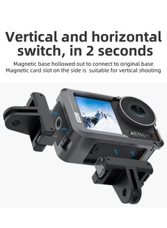 SYOSI Aluminum Case Metal Cage for DJI Action 4 Action 3 Camera Accessories, Protective Frame Housing Fits with ND CPL Lens Filter on, Skeleton Sleeve with 1/4 Cold Shoe for Video Light Microphone  - Image 3