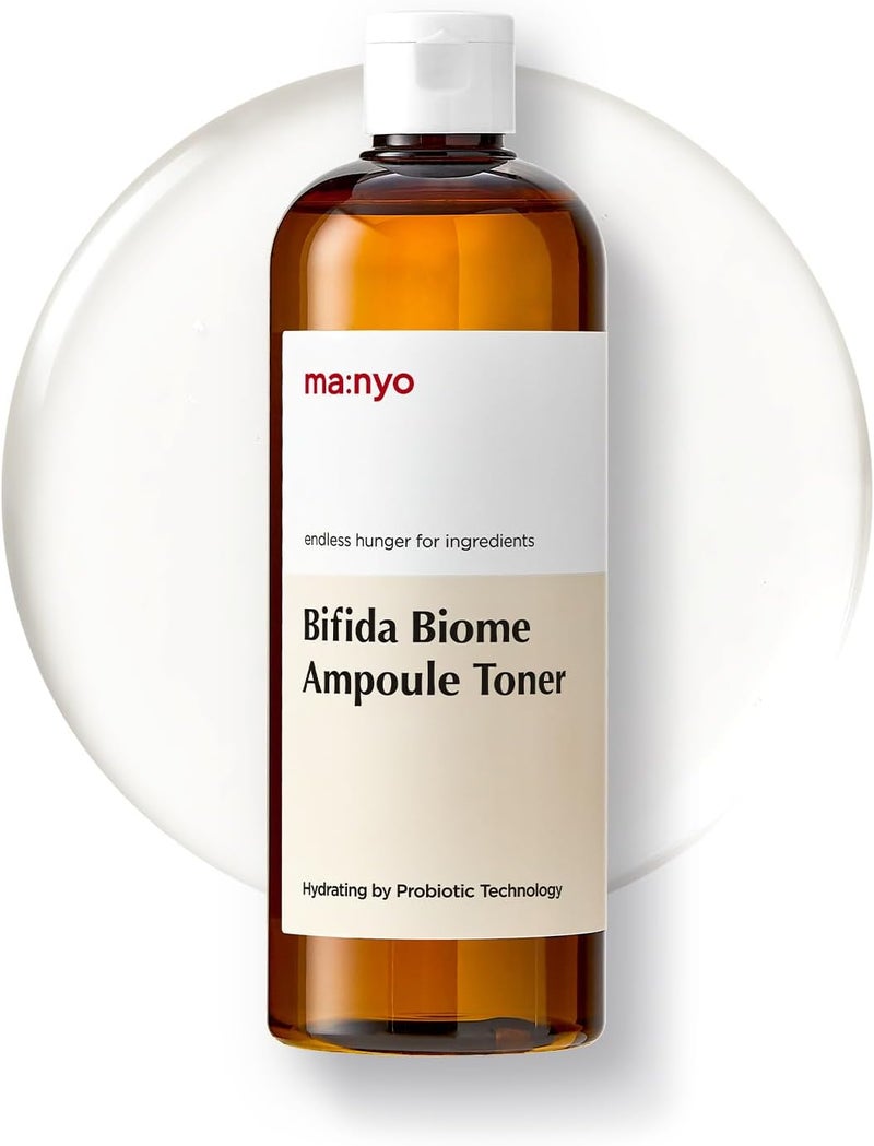 MANYO FACTORY Bifida Biome Ampoule Toner 135 fl oz 400ml Moisturizing Toner for Face 5typesof Hyaluronic Acid Daily Firmness Korean Skincare for Women and Men