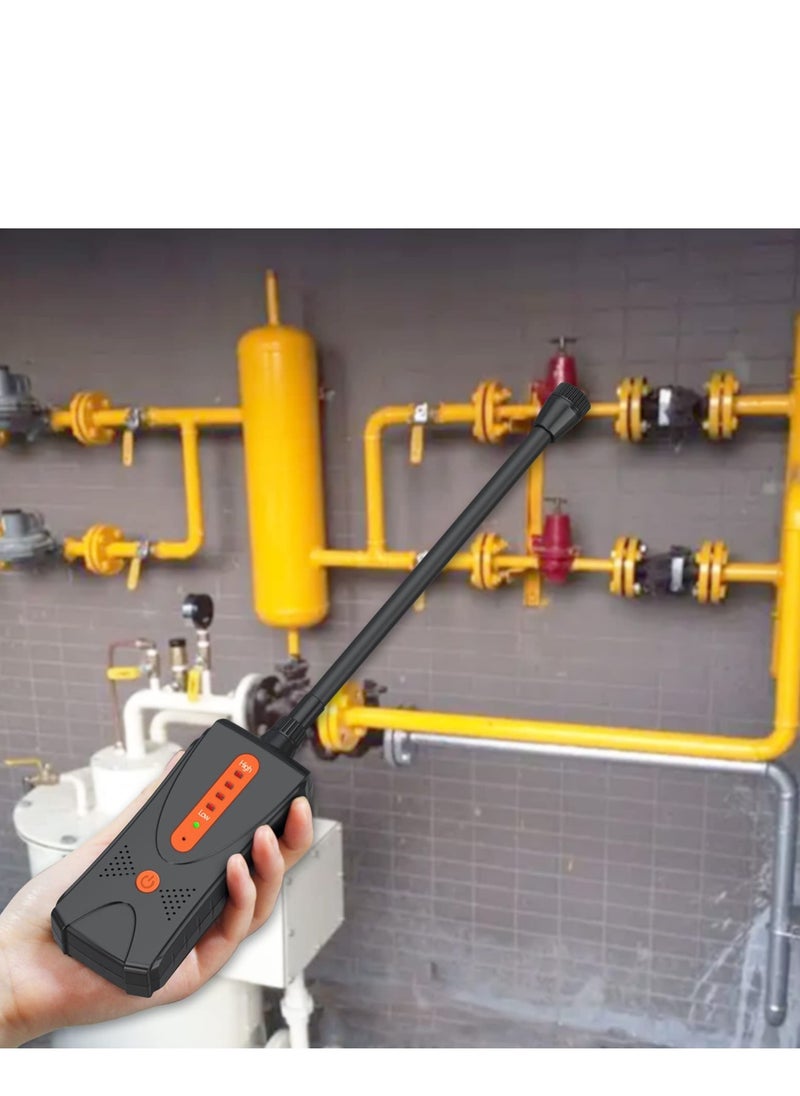 Generic - Gas Leak Detector, Natural Gas Detector with Audible & Visual Alarm, Portable Gas Sniffer to Locate Combustible Gas Leak Sources Like Methane, Propane for Home(Orange) - Image 1