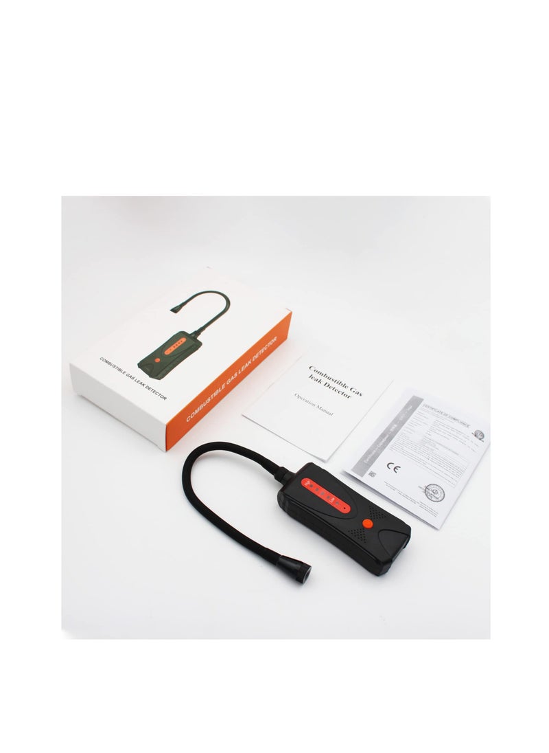 Generic - Gas Leak Detector, Natural Gas Detector with Audible & Visual Alarm, Portable Gas Sniffer to Locate Combustible Gas Leak Sources Like Methane, Propane for Home(Orange) - Image 1