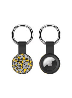 Airtag Case Metal Key Ring with Tough Case for Apple Airtag cover - Triabstract