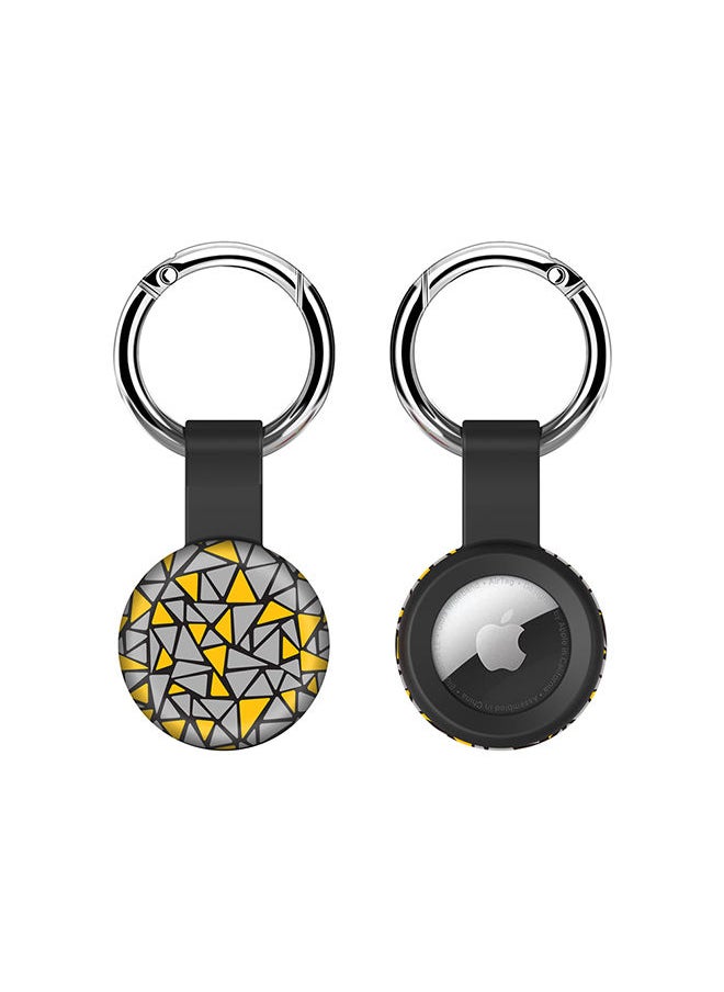 Stylizedd - Airtag Case Metal Key Ring with Tough Case for Apple Airtag cover - Triabstract - Image 1