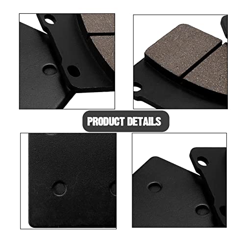 SOLLON Front and Rear Brake Pads for Suzuki Intruder 1400 VS1400 1987-2004 Cavalcade 1400 GV1400 1986 VL1500 VL 1500 W/X/Y/K1 1998-2001 GSX1100 GSX 1100 1984-1986 - Image 5