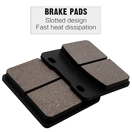SOLLON Front and Rear Brake Pads for Suzuki Intruder 1400 VS1400 1987-2004 Cavalcade 1400 GV1400 1986 VL1500 VL 1500 W/X/Y/K1 1998-2001 GSX1100 GSX 1100 1984-1986 - Image 4