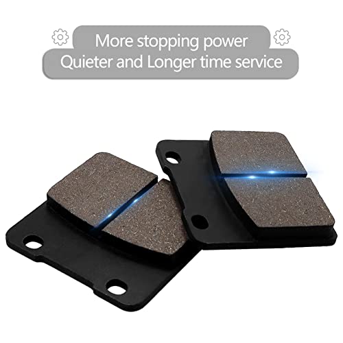 SOLLON Front and Rear Brake Pads for Suzuki Intruder 1400 VS1400 1987-2004 Cavalcade 1400 GV1400 1986 VL1500 VL 1500 W/X/Y/K1 1998-2001 GSX1100 GSX 1100 1984-1986 - Image 3