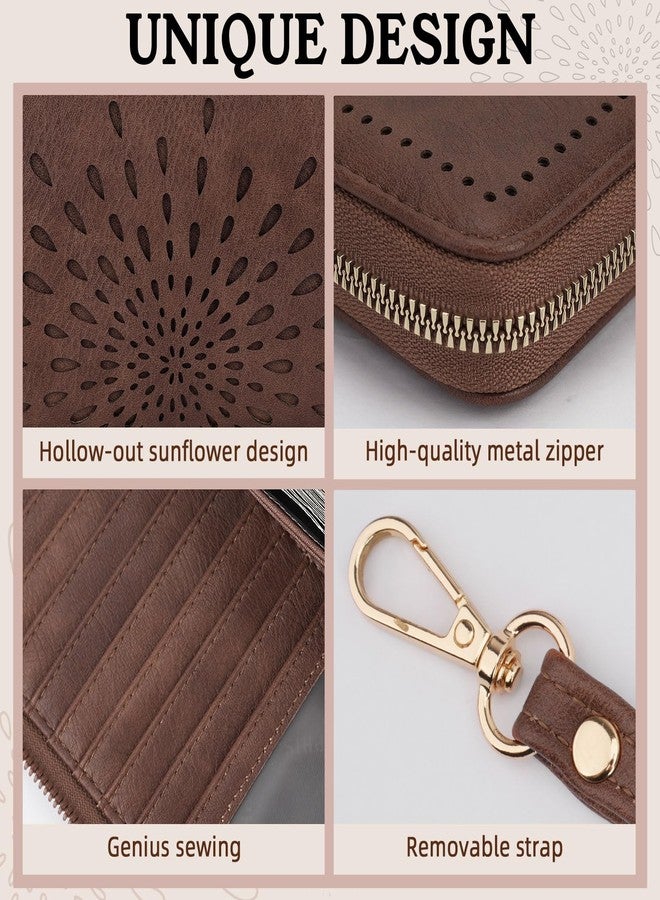 APHISON Women's Wallets Large Capacity Clutch Wallet For Women Ladies Wallets Clearance Credit Card Holder Womens RFID Wallet Cell Phone Purse - Image 5