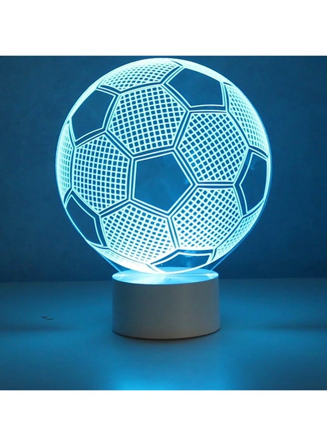 3D LED Optical Illusion Lamp White 22x15x5centimeter - Image 1