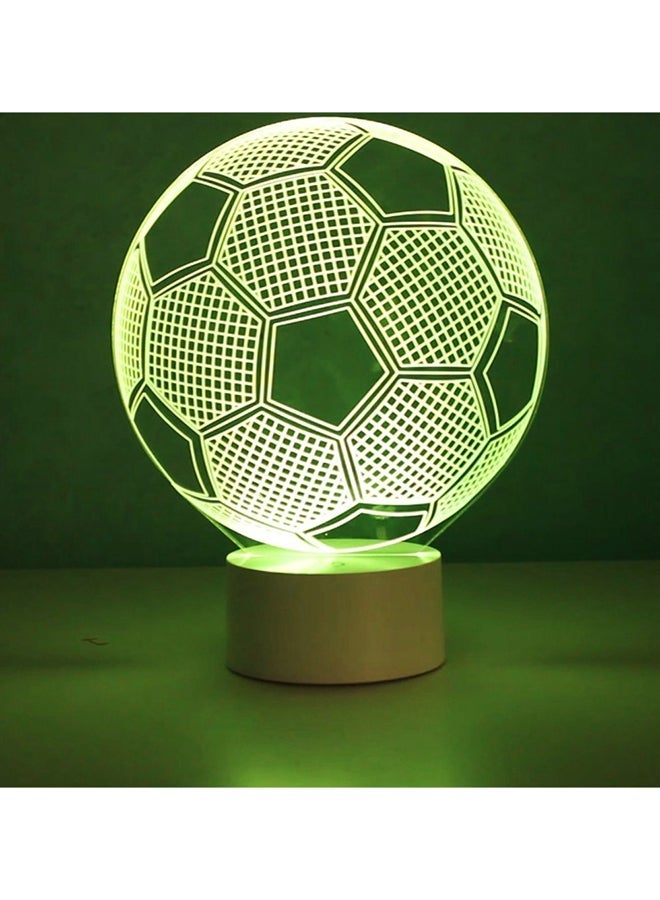 3D LED Optical Illusion Lamp White 22x15x5centimeter - Image 2