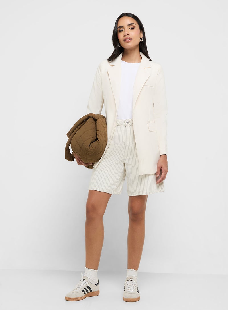 Ginger Double Breasted Longline Belted Blazer - Image 4