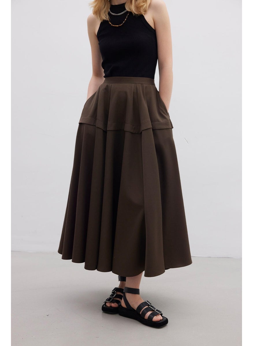 Flounce Design Skirt Brown - pzsku/Z298029426CA2A518D575Z/45/_/1741264962/1f2adb15-6413-4819-b865-38b0c1554e9e