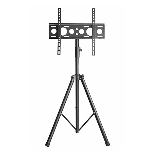 RISSACHI TV Stand | TV Stand Movable Tripod Floor Stand | Adjustable Height Mount for 32–65 Inch LED LCD Smart TVs | Space Saving Stand 35kg Support - Image 1