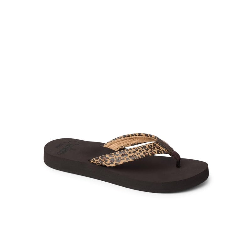 Reef Cushion Breeze Womens Flip Flop, Ultra Soft Cushion Footbed, Arch Support, Leopard, 5 - Image 4