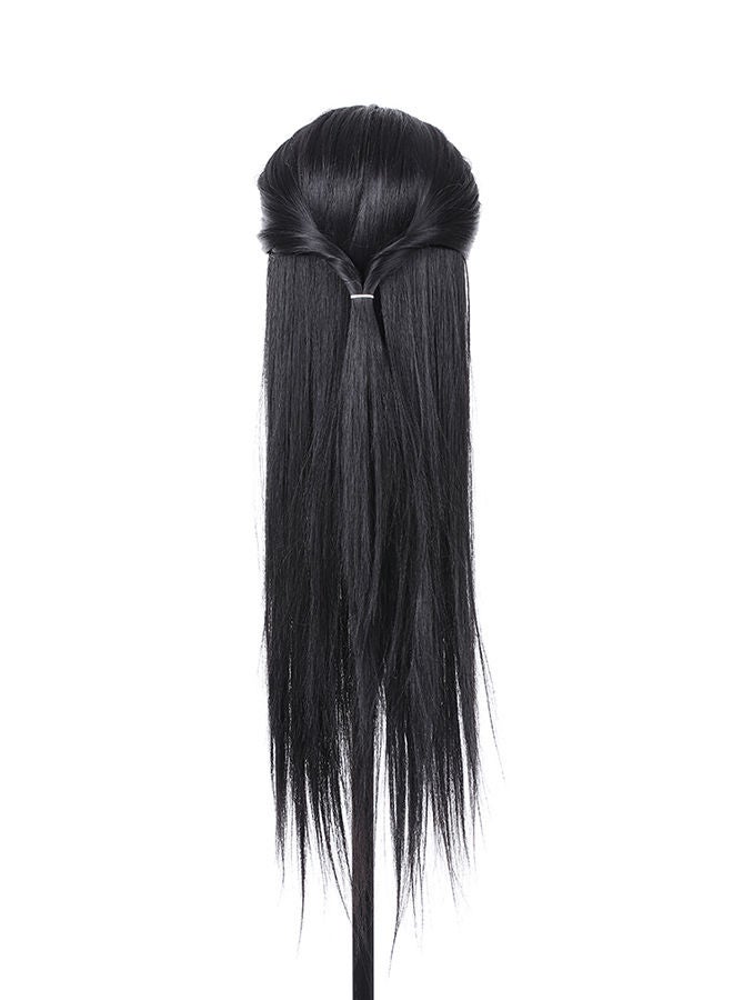 نيبمينينت رأس دمية للتدريب على تصفيف الشعر أسود 23بوصة - Image 2