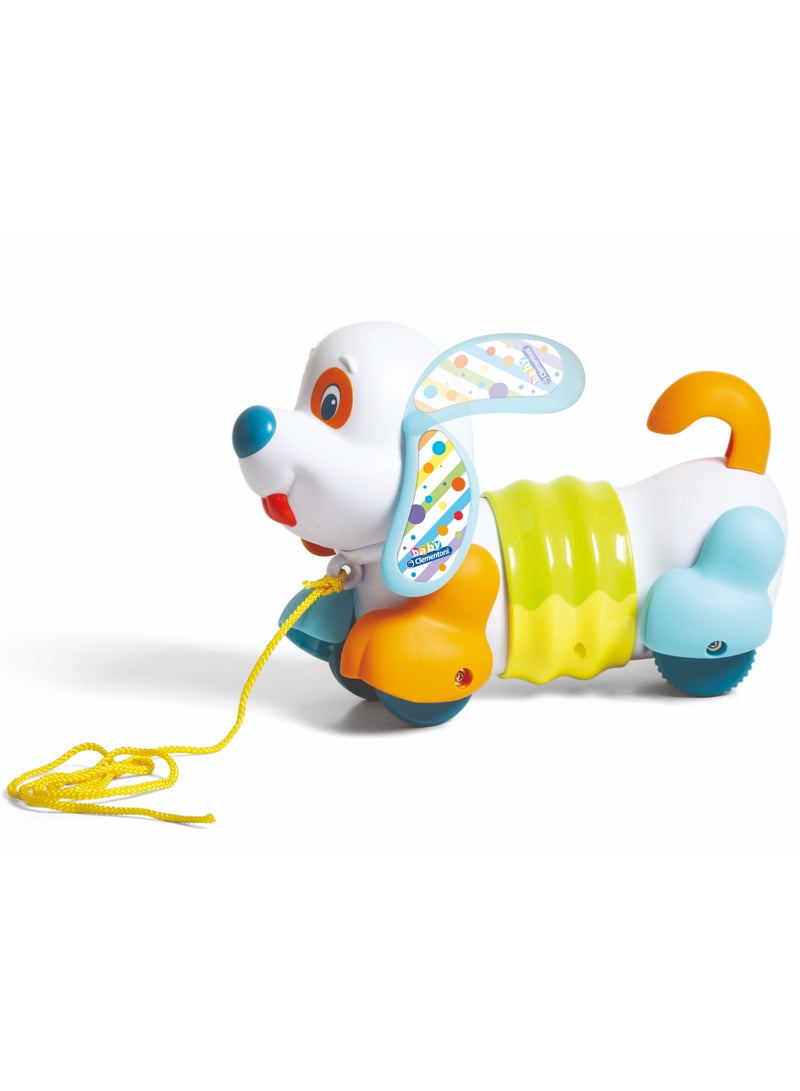 Clementoni Pull Along Dog for Baby Toddlers | Interactive Toy for Baby and Toddler | Helps with Motor Skill Development | Bright Colors | Early Development Toy | Perfect Gift for Baby and Toddler - Image 5