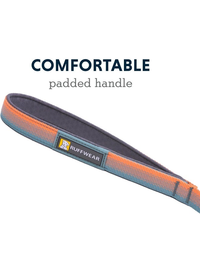 RUFFWEAR حزام رافوير الأمامي، حزام قوي خفيف الوزن بطول 5 أقدام مع مقبض مبطن ومشبك كروكس دوار آمن، حزام مسطح مضغوط من توبلوك - Image 5