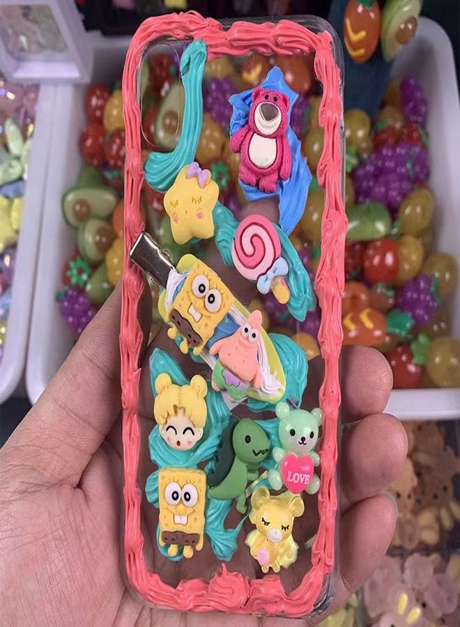 fashionhome 100 Pieces Random 3D Cute Animals Flat Back Resin Embellishments Earrings Charms DIY Scrapbooking Hair Accessories Phone Décor  - Image 4