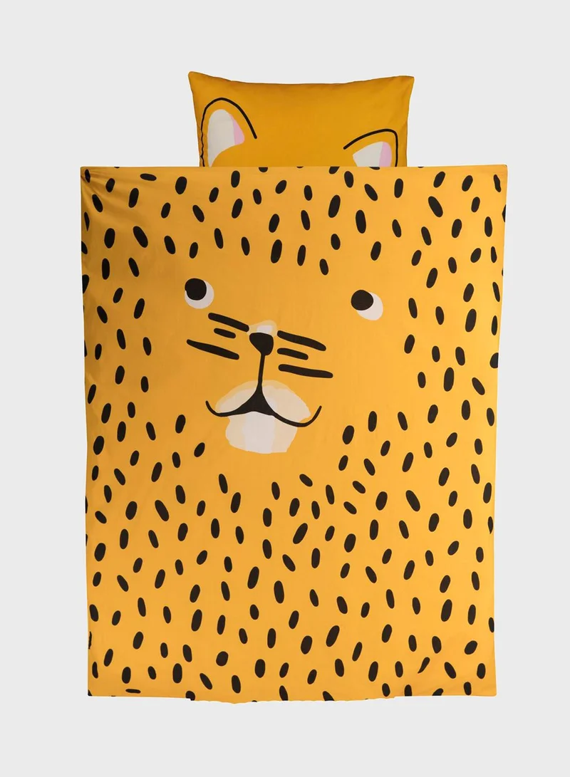 Hema Kids Tiger Printed Bedding  Set 120x150cm