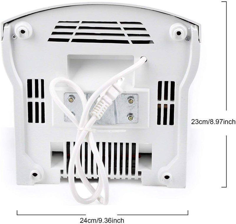 High Speed Automatic Hand Dryer, White, 24x23cm, with Motion Sensor for Bathrooms and Hotels 1200W - Image 2