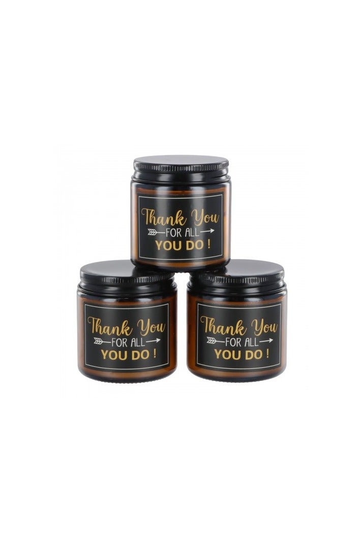 3 piece Scented Candles Gift Set ，Natural Soy Wax Aromatherapy for Home Stress Relief Lavender White Peach Gardenia for Men and Women - Image 1