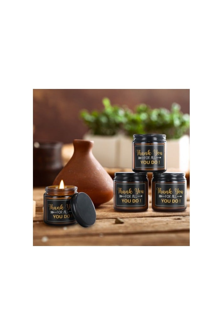 3 piece Scented Candles Gift Set ，Natural Soy Wax Aromatherapy for Home Stress Relief Lavender White Peach Gardenia for Men and Women - Image 3