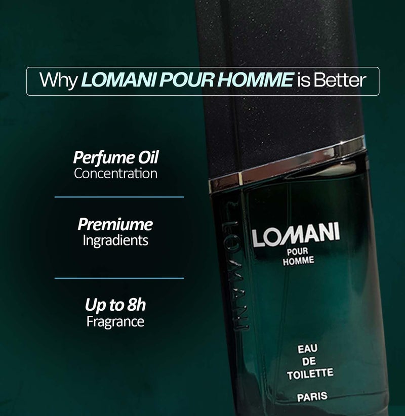 Lomani By Lomani For Men, Eau De Toilette Spray, 3.3-Ounce Bottle - Image 4