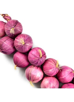 Crystu Crystu Artificial Onion Artificial VegetablesFruitsSpices for Decoration with Hanging Onion Artificial Vegetables for Home Decor Artificial Vegetables for Decoration Pack of 2 pc  - Image 3