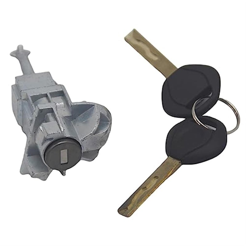 QASULER Left Driver Side Door Lock Barrel with 2 Keys - Image 1