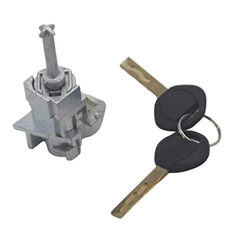 QASULER Left Driver Side Door Lock Barrel with 2 Keys - Image 3