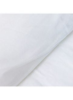 DANUBE HOME Serene 3 - Pieces Cotton King Duvet Cover Set Soft, Breathable, And Comfortable Bedding Elegant And Durable Duvet, Pillow Shams for a Luxurious Bedroom Makeover 220x230 cm, 50x75 cm - White  - Image 5