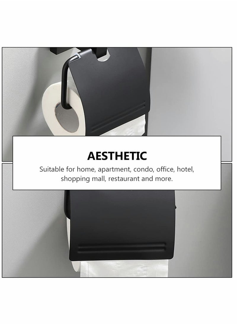 KASTWAVE - KASTWAVE Toilet Tissue Roll Dispenser Toilet Roll Holder Bathroom Kitchen Wall Mount Toilet Paper Roll Holder for Bathroom Kitchen Washroom - Image 1
