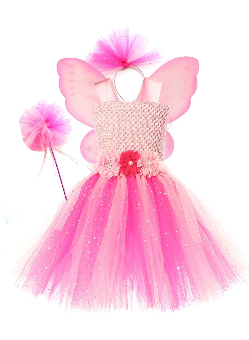KUYING Children's Princess Dress Girl's Dress 