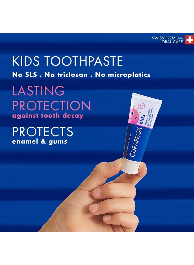 CURAPROX Kids Travel Set Pink 3 Pcs - Image 5