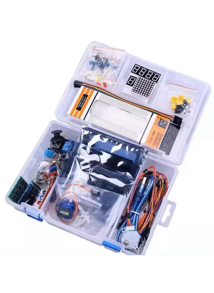 Generic ROBOTUAE UNO R3 Project Super Starter Kit Compatible with Arduino IDE  - Image 4