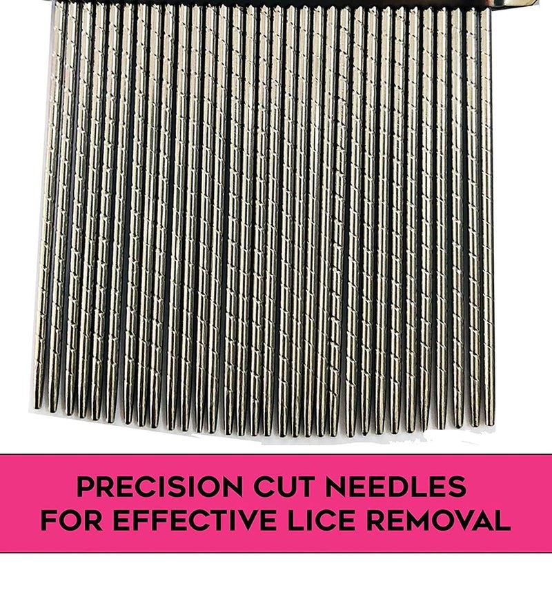 RIXTEC Head New Lice Comb For Women And Kids Stainless Steel Lice Terminator Fine All Hair Egg Nit Lice Egg Removal Comb For Women and men Easy to Use Reusable (multi color) - Image 4