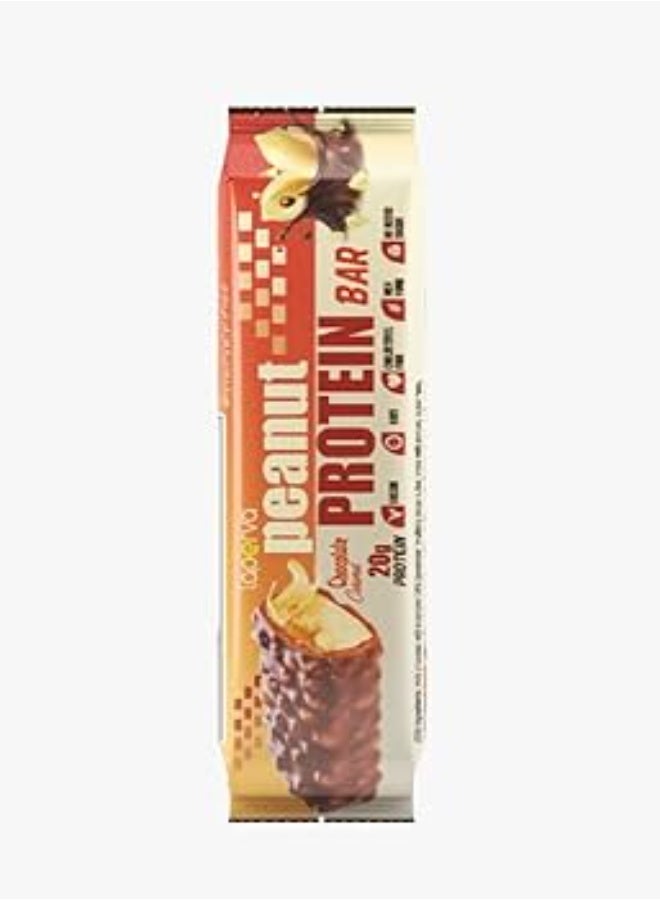 Laperva Peanut Protein Bar with Peanut Chocolate Caramel -60gm , Box of 12 Bars - Image 2