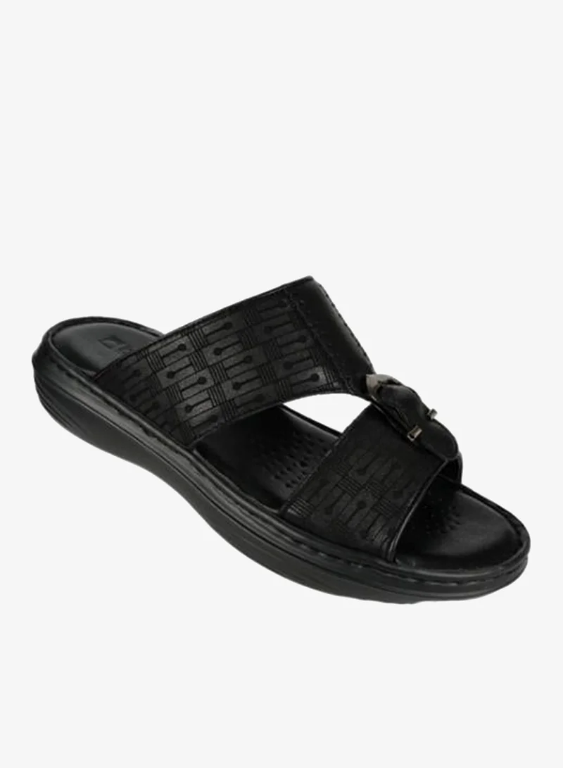008-3457 Barjeel Mens Arabic Sandals 21410-11 Black