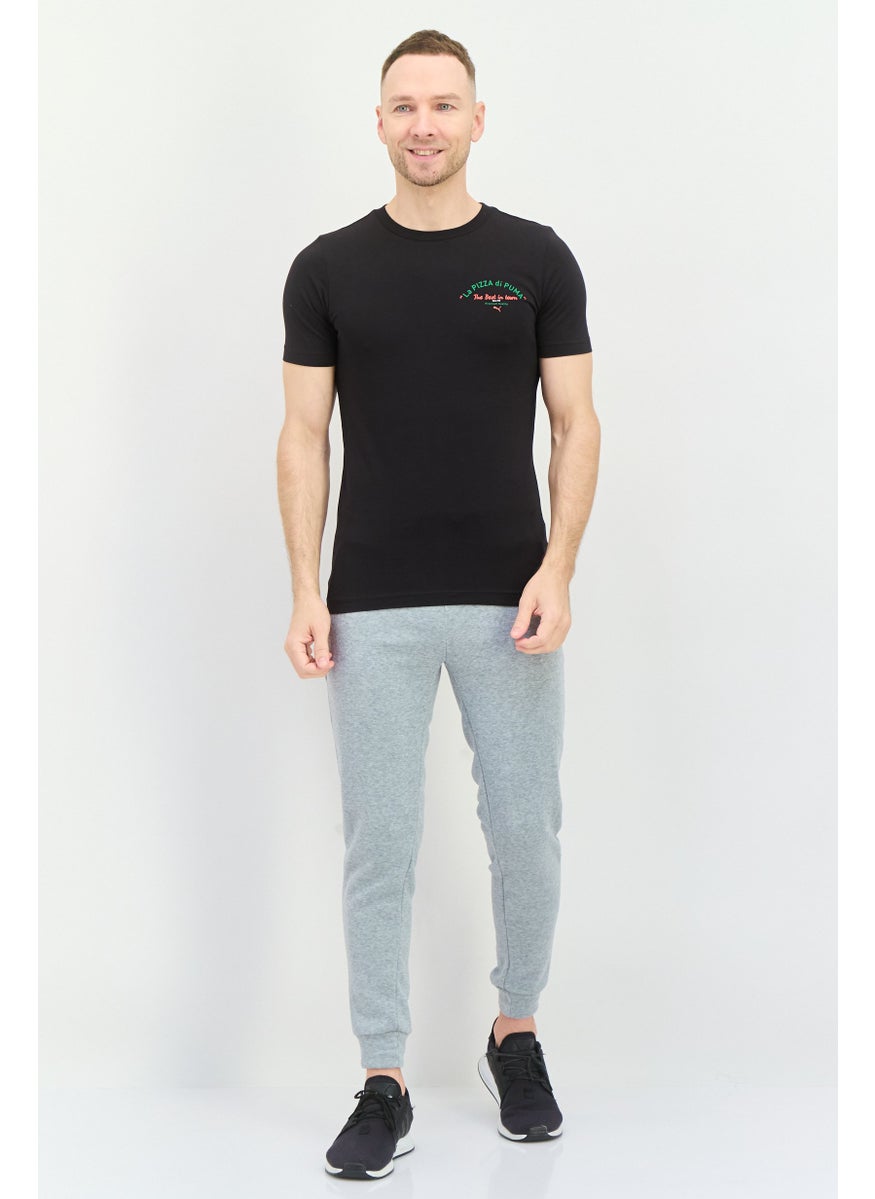 PUMA Men Sportwear Fit Short Sleeves Outdoor T-Shirt, Black  - Image 4