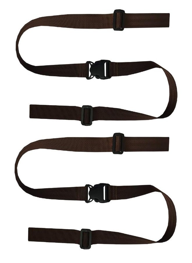 HDHYK High Chair Safety Belt,Child Infant Safe Strap Baby 2 Point Safety Belt，for Pushchair,HighChair,Child Chair etc.(Brown) - Image 1