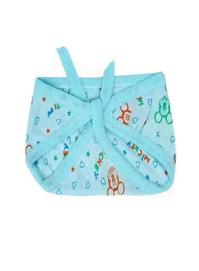 IGNOTO Zero 0 size Double Layered 100% Pure Cotton Washable & Reusable Langot | Cotton Cloth Tikoni nappy for Newborns & Infants (0-6 Months/upto5KG)(Pack of 6) - Image 4